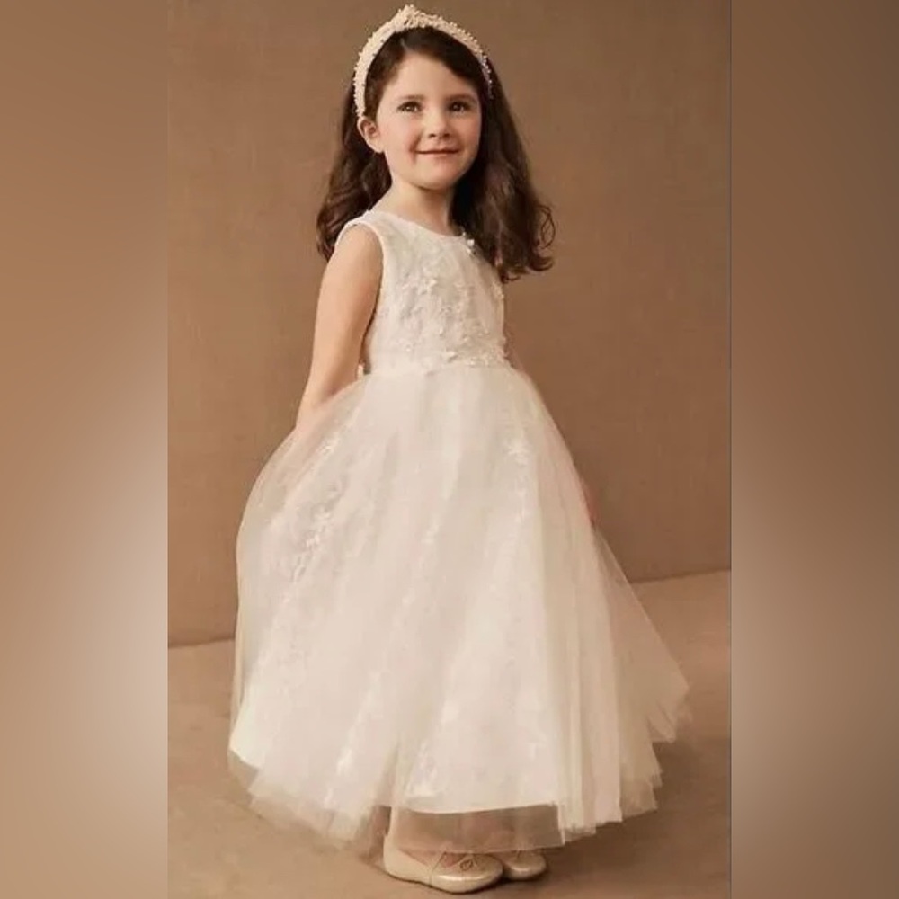 Used Princess Daliana Jessie Beaded Floral Tulle Flower